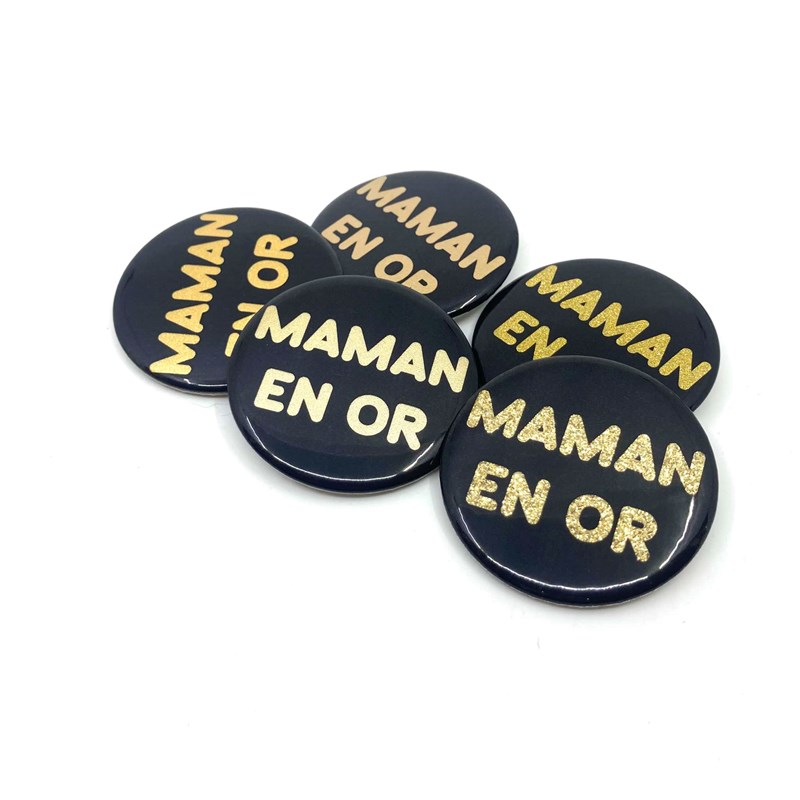 Badge "Maman en or"