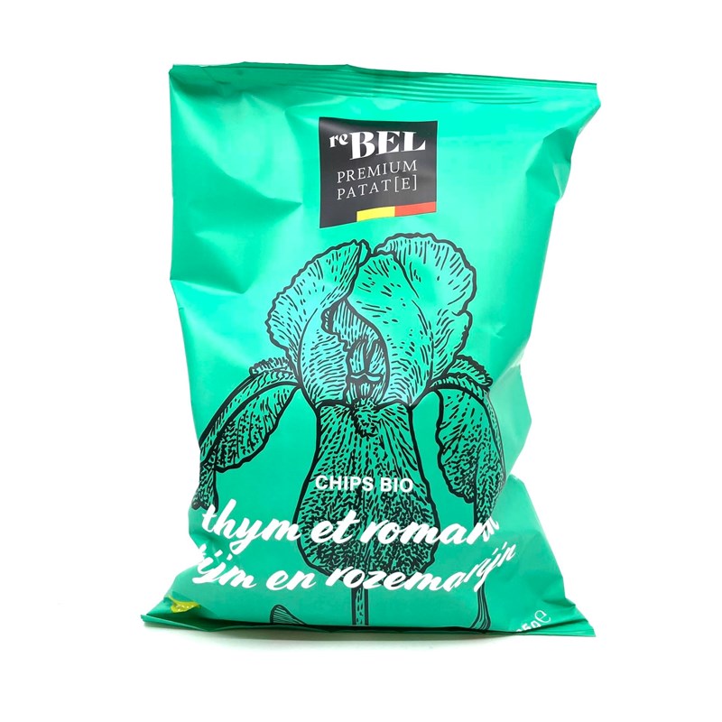 Chips BIO thym et romarin ReBEL 125gr
