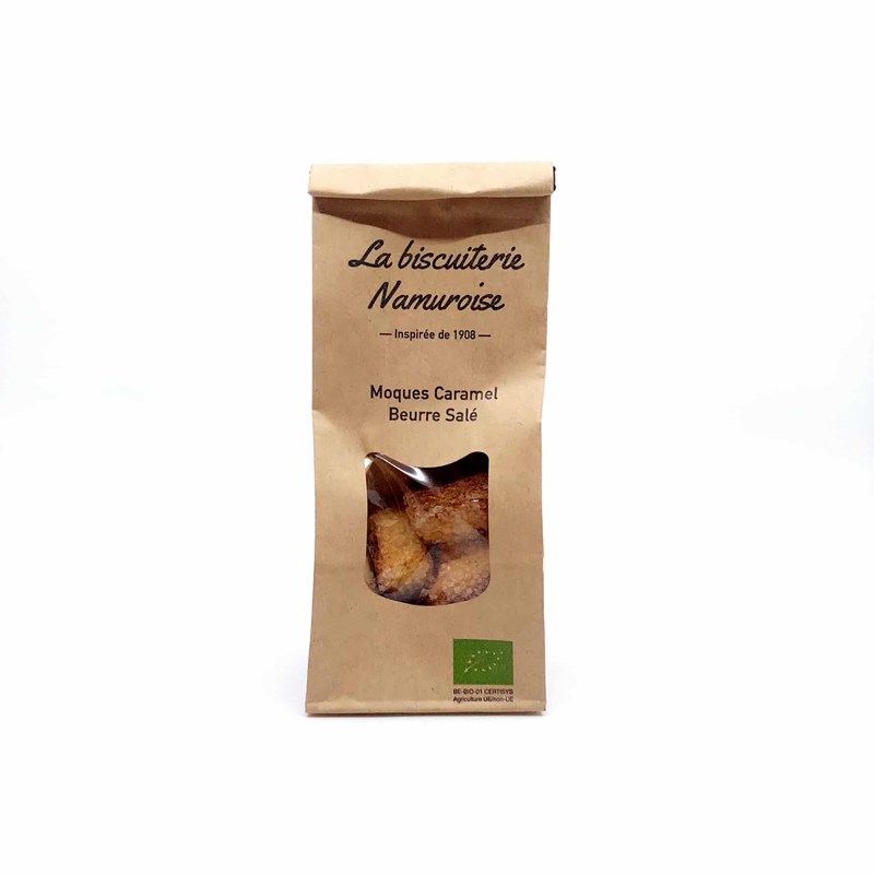 Biscuits moques caramel beurre salé BIO - 100gr