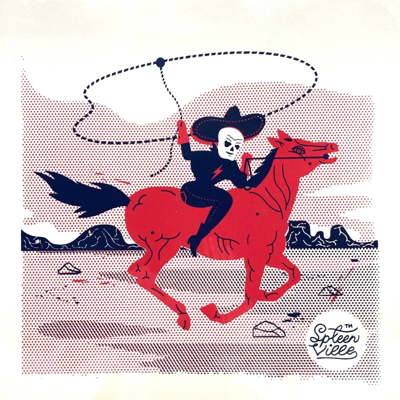 Sérigraphies 30*30  "Last ride"