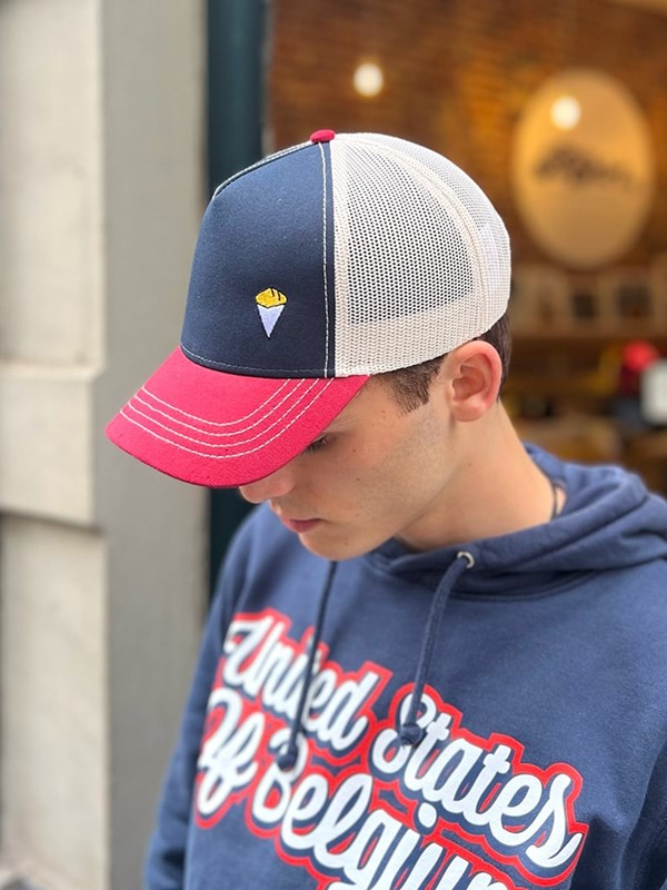 Casquette trucker "Frites" tricolore