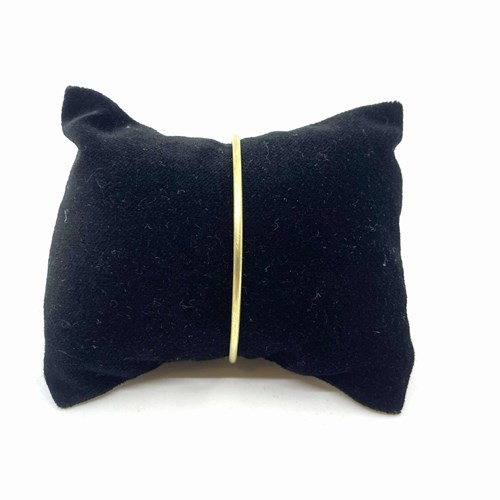 Bracelet laiton satiné fil rond fin