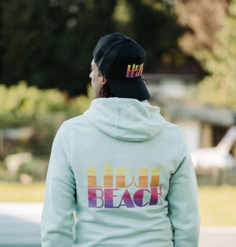 Sweat capuche 20% Recyclé - Aqua green