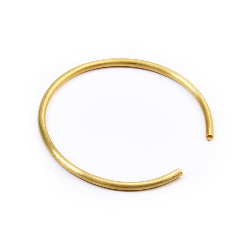 Bracelet laiton 06.10.01 Rond épais