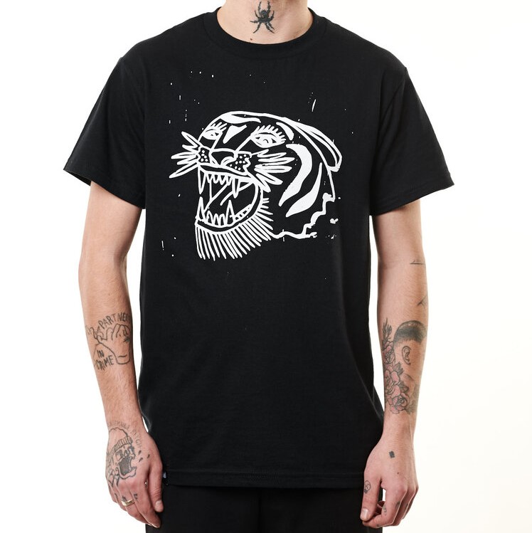 Tshirt "Tiger" noir
