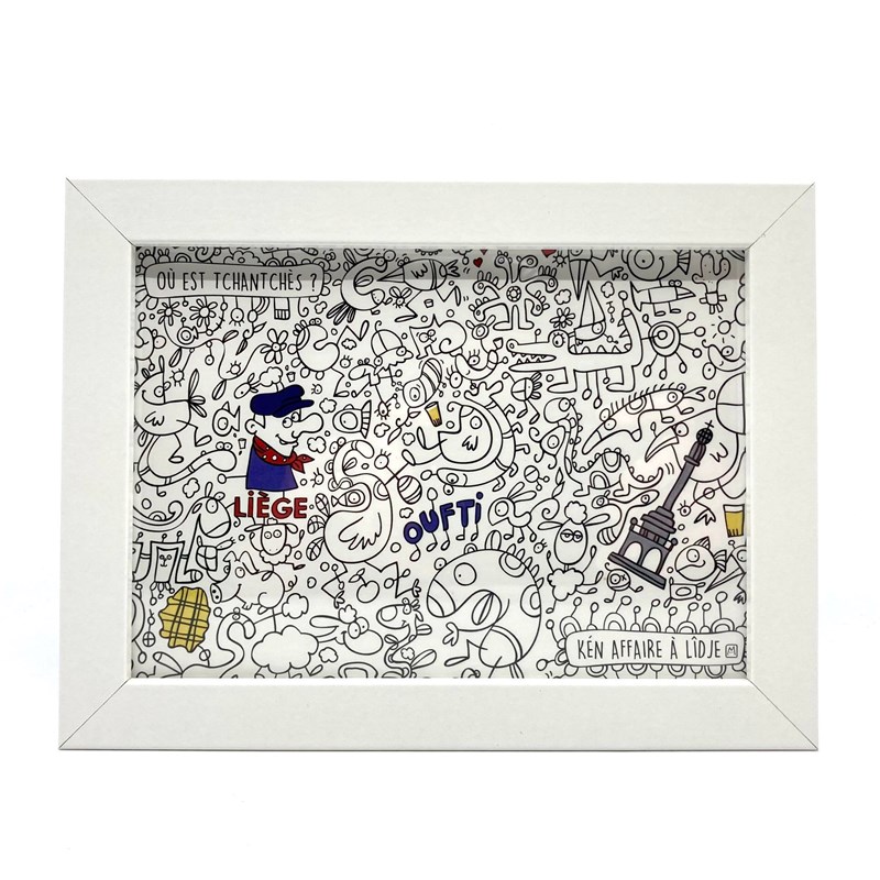 Cadre "Où est Tchantchès? Kèn affaire à Lîdje"