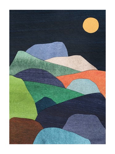Carte postale" Sommets rocheux"