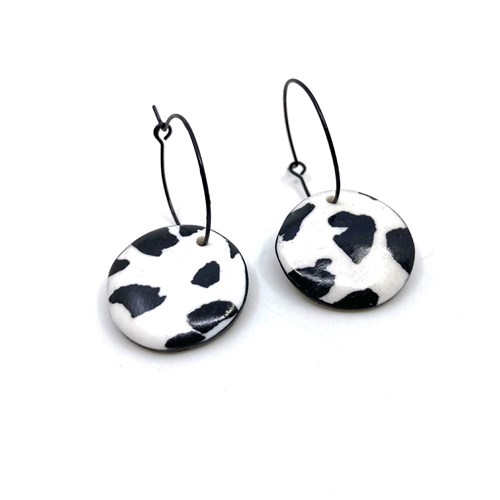 Créoles pièce ronde