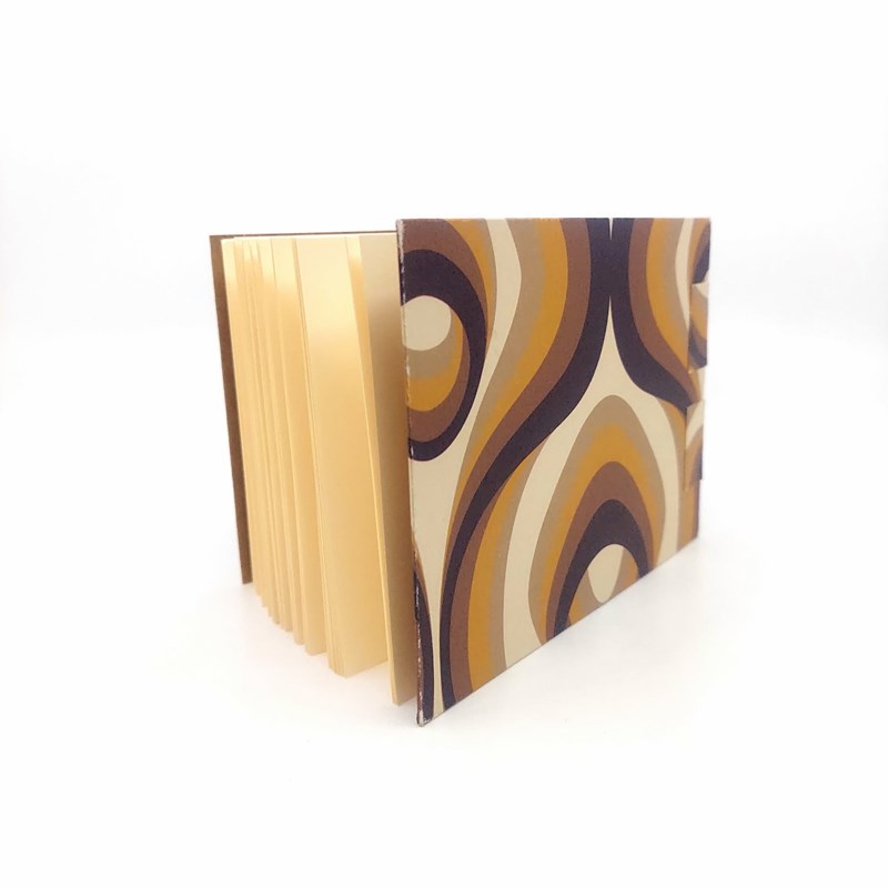 Carnet 70s 10*15cm - brun orange