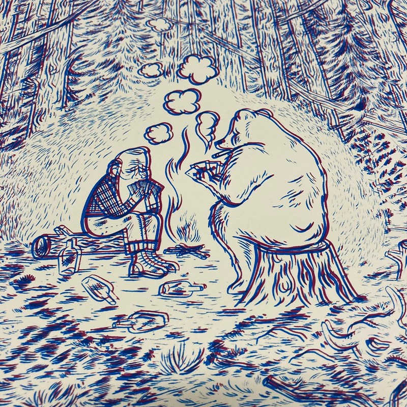 Sérigraphies 50*70  "Tales of the Klondike"