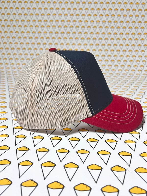 Casquette trucker "Frites" tricolore