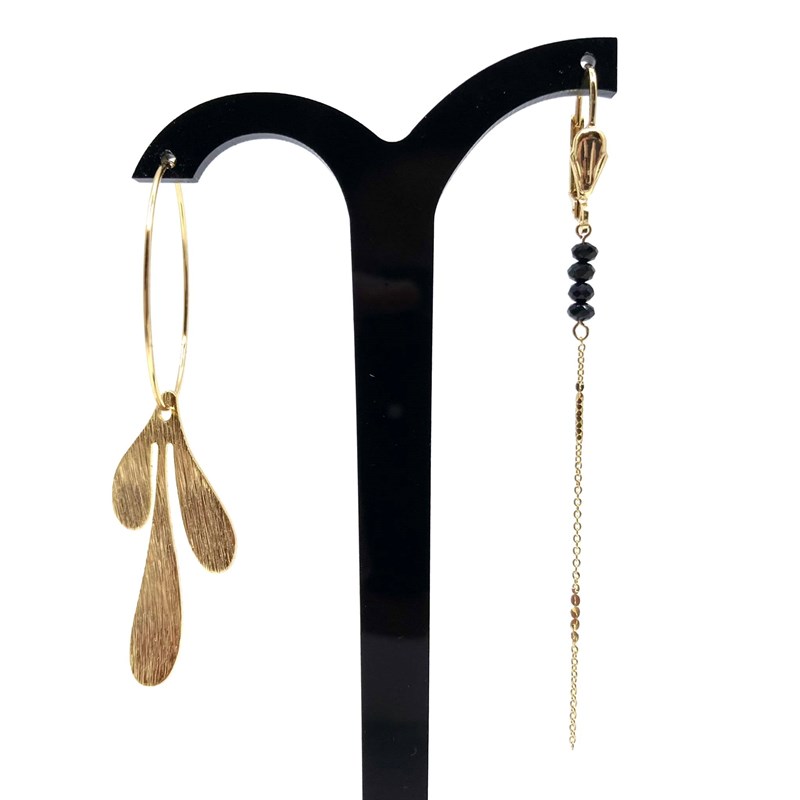 Boucles d'oreilles asymétriques-6281