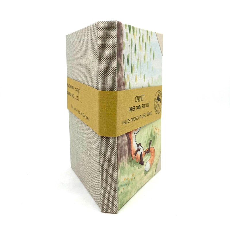Carnet tissu illustré A6