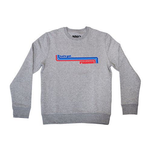 Sweat "Let's get fiesse" gris