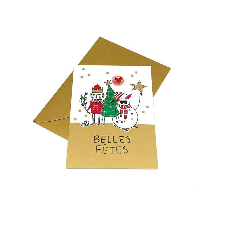 Carte "Belles fêtes"