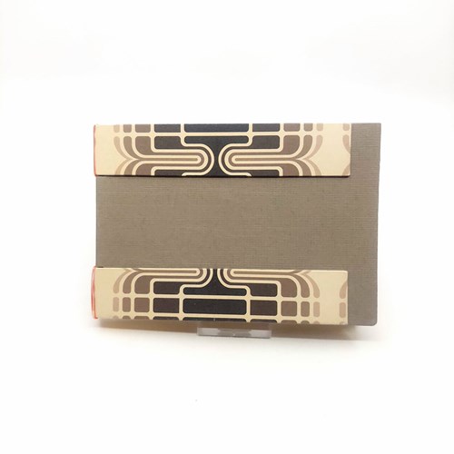 Carnet 70's 10*15cm gris brun