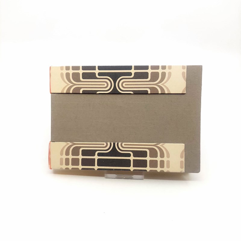 Carnet 70's 10*15cm gris brun