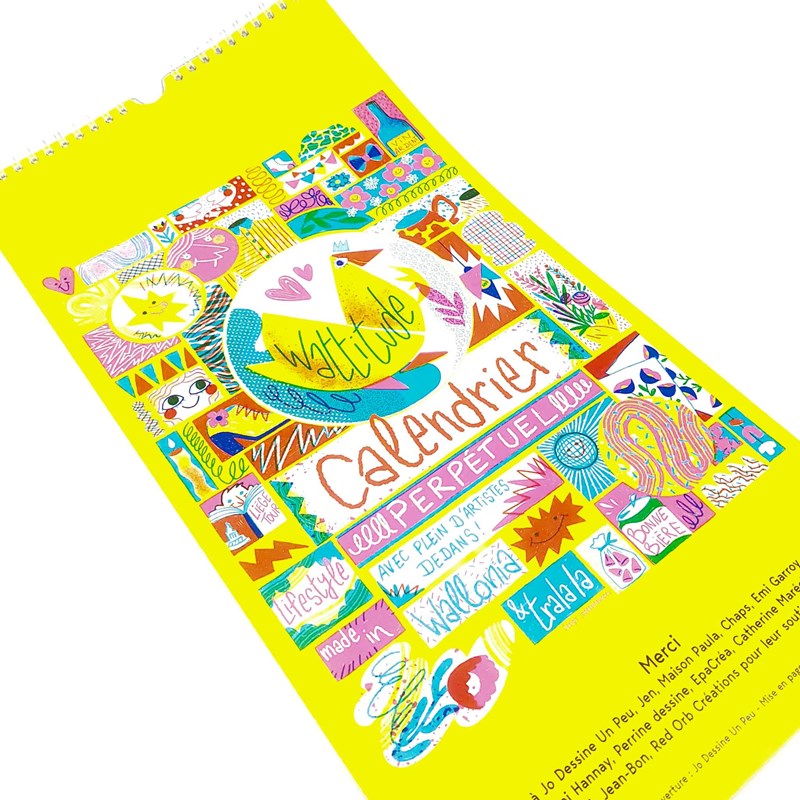 Calendrier perpétuel Wattitude - campagne de soutien