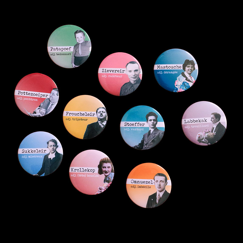 Pack 10 magnets "Den Dikke Brusseleir"