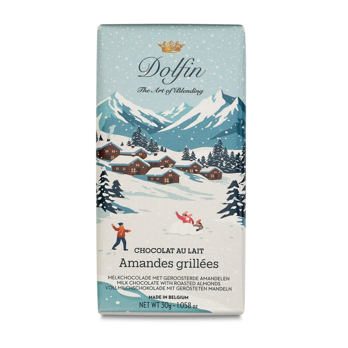 Chocolat lait Amandes grillées VINTAGE WINTER COLLECTION 30gr
