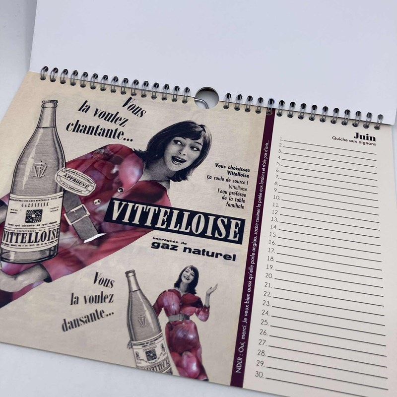 Calendrier des quiches
