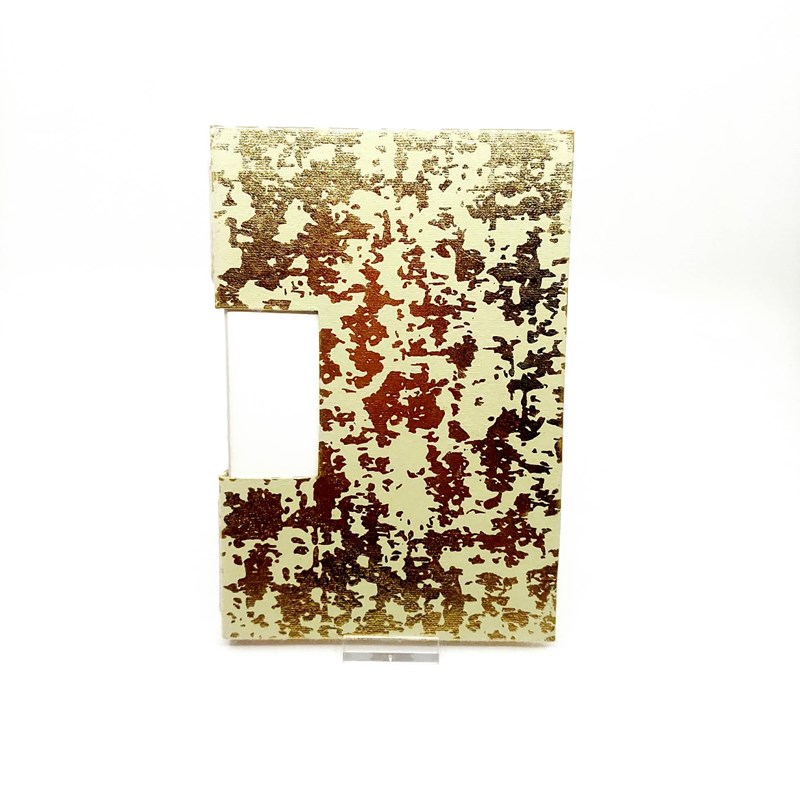 Carnet Couverture papier motif doré