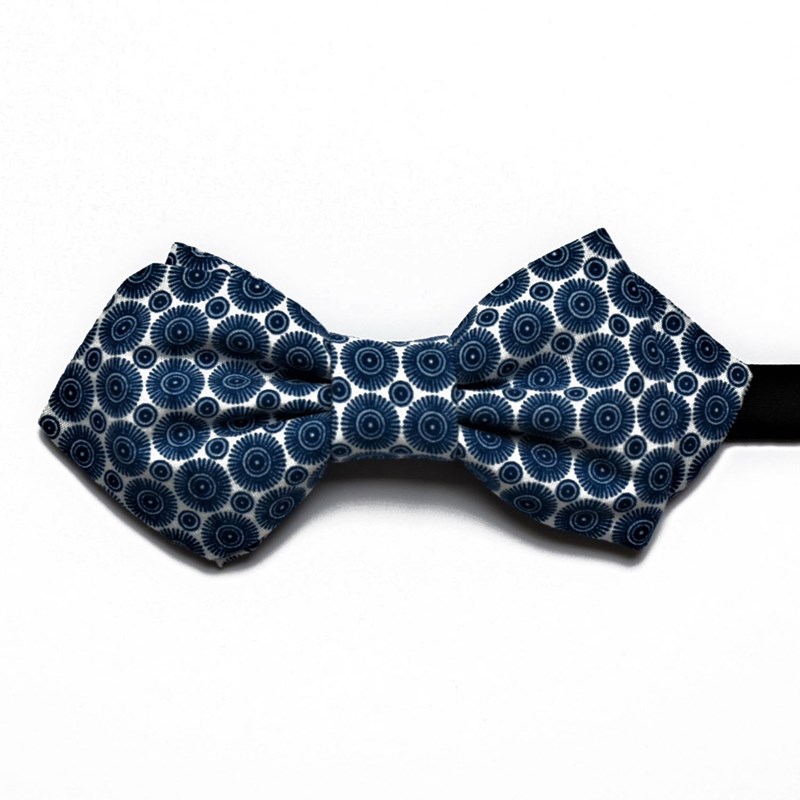 Noeud papillon Côme motif Blue sun