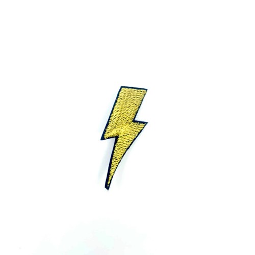 Broche "Eclair doré"