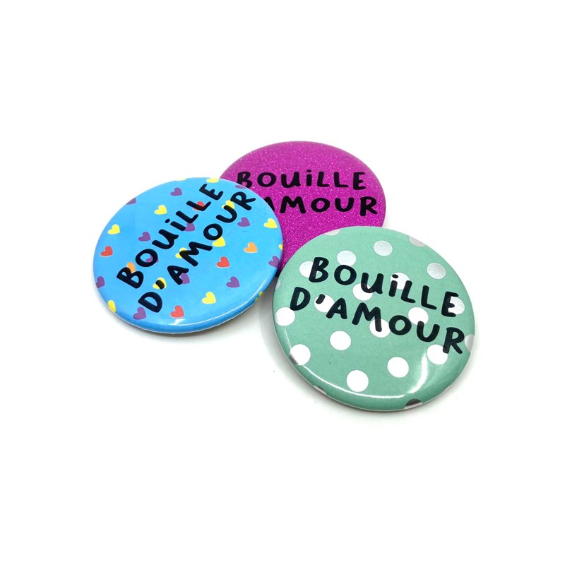 Badge "Bouille d'amour"