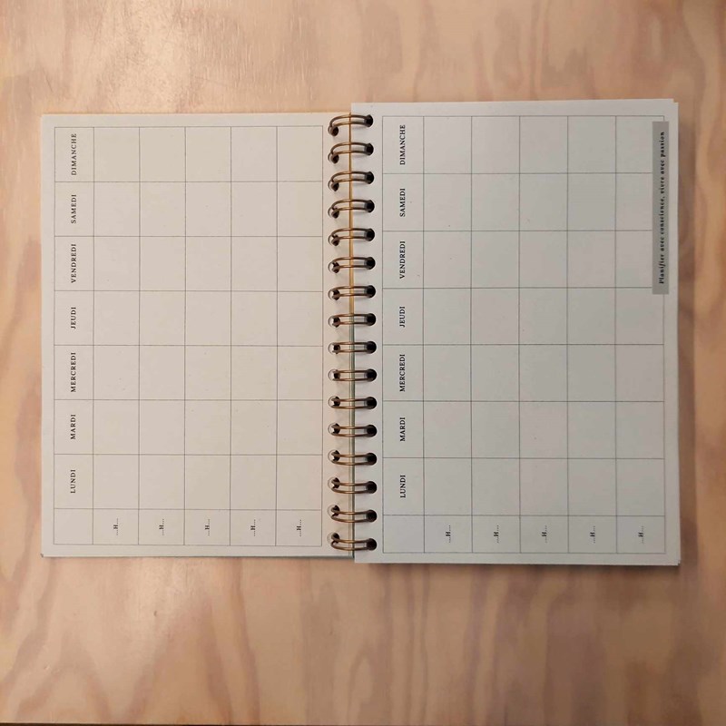 AGENDA 2026 – Bleu/poudré A5