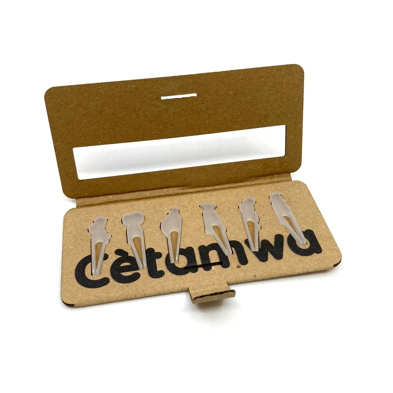 Cétamwa, Le marque-verre translucide