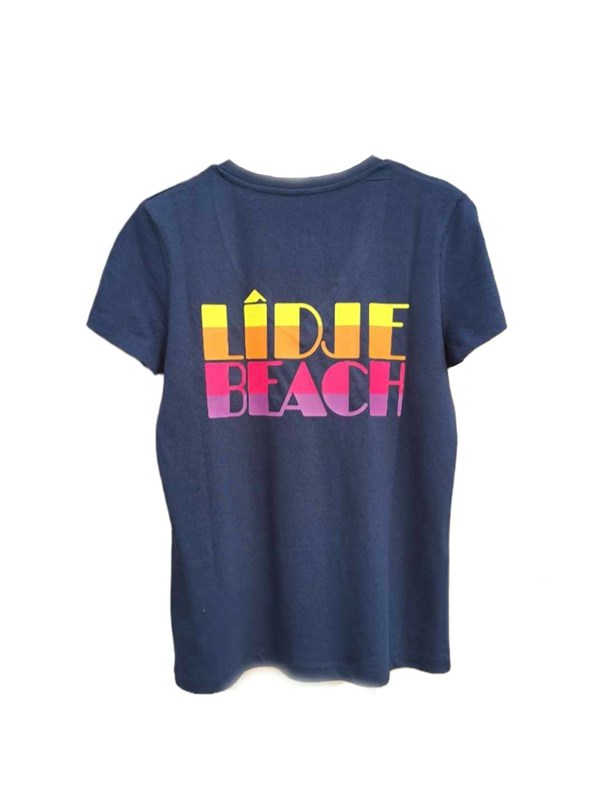 T-SHIRT col V femme NAVY