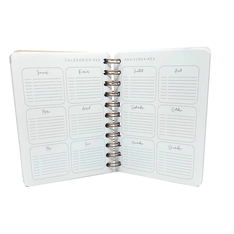 AGENDA 2025/26– PETIT FORMAT (A6) TERRACOTTA