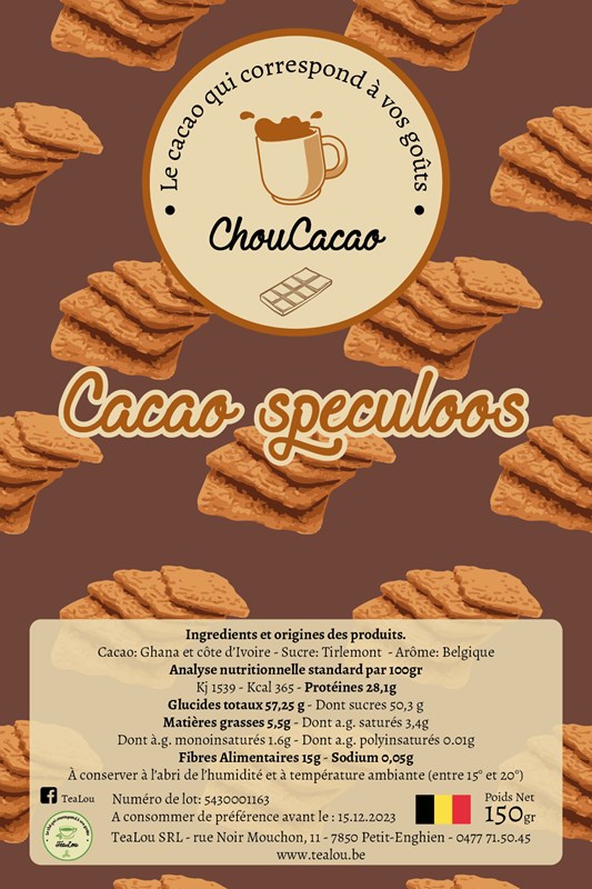 Cacao spéculoos