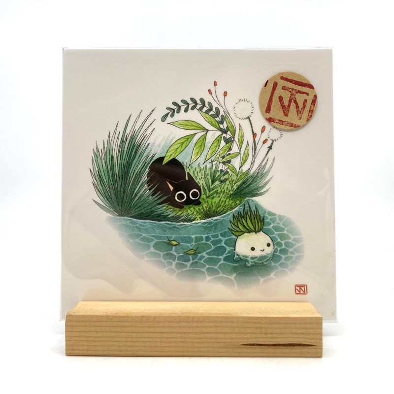 Illustration "Hunt" 12x12cm