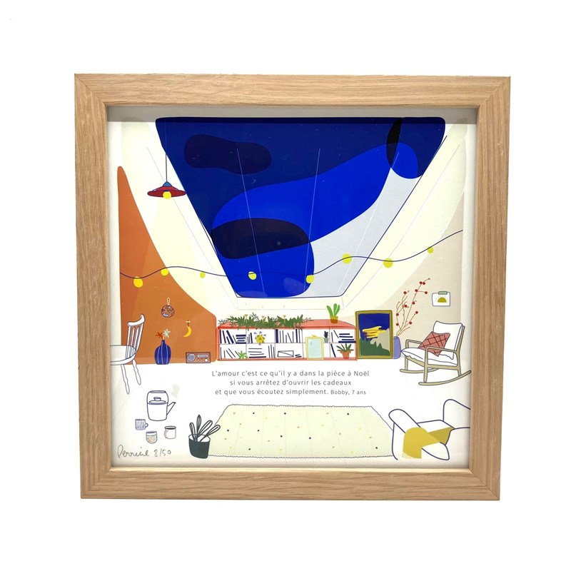 Cadre "L'amour... Noël"