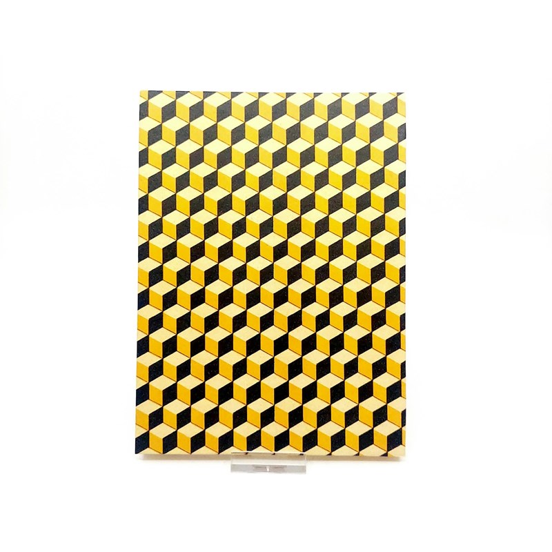 Carnet - 10.5*15 cm - Motif cube