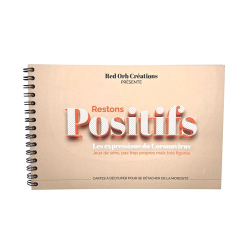 Livret/cartes postales "Restons positifs" Les expressions du Coronavirus