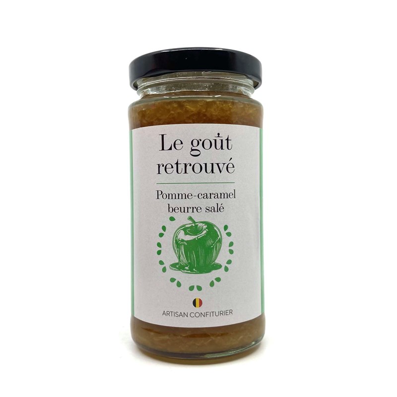 Confiture pomme - caramel beurre salé 300gr