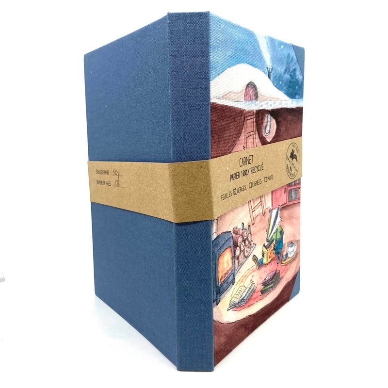 Carnet tissu illustré A5