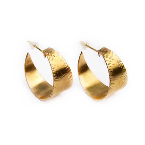 Boucles d'oreilles laiton Créoles 5.22