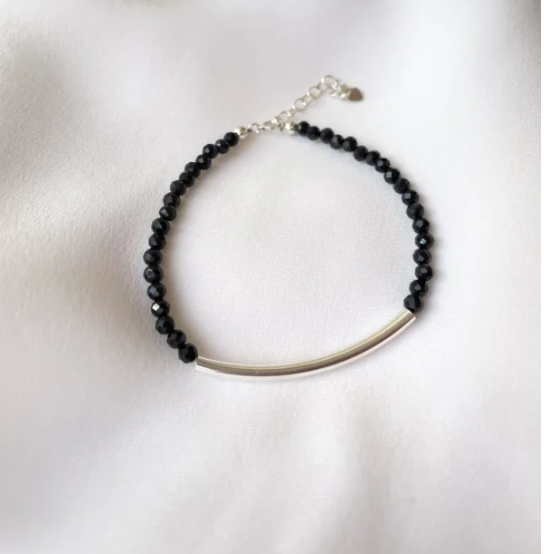 Bracelet Agate noire