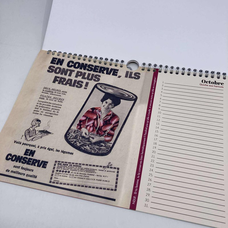 Calendrier des quiches