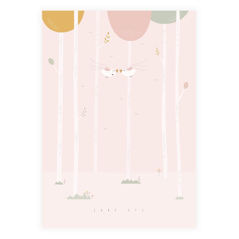 Affiche "Love etc" - 30*40cm