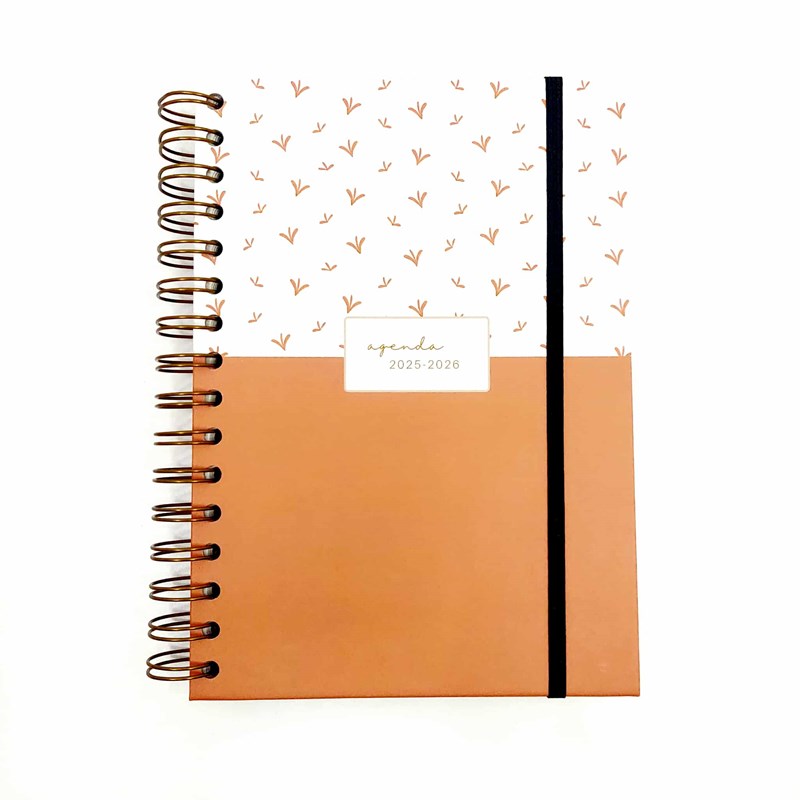 AGENDA 2025/26 – FORMAT A5 TERRACOTTA