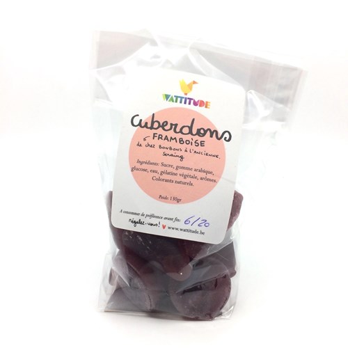 Cuberdons traditionnels à la framboise 130gr