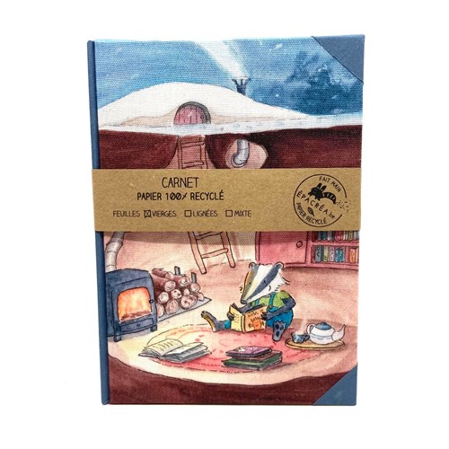 Carnet tissu illustré A5