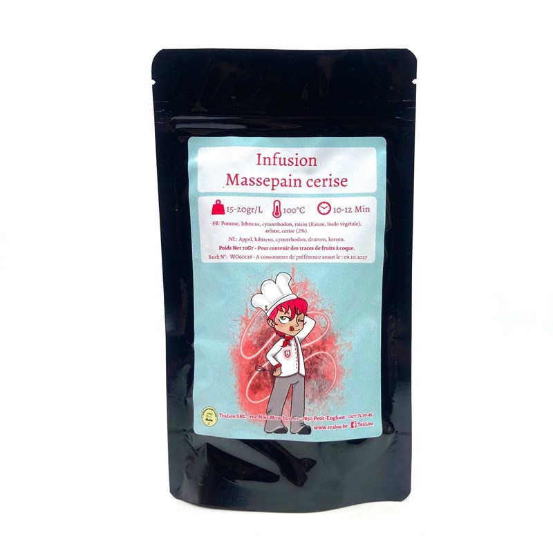 Infusion Massepain cerise