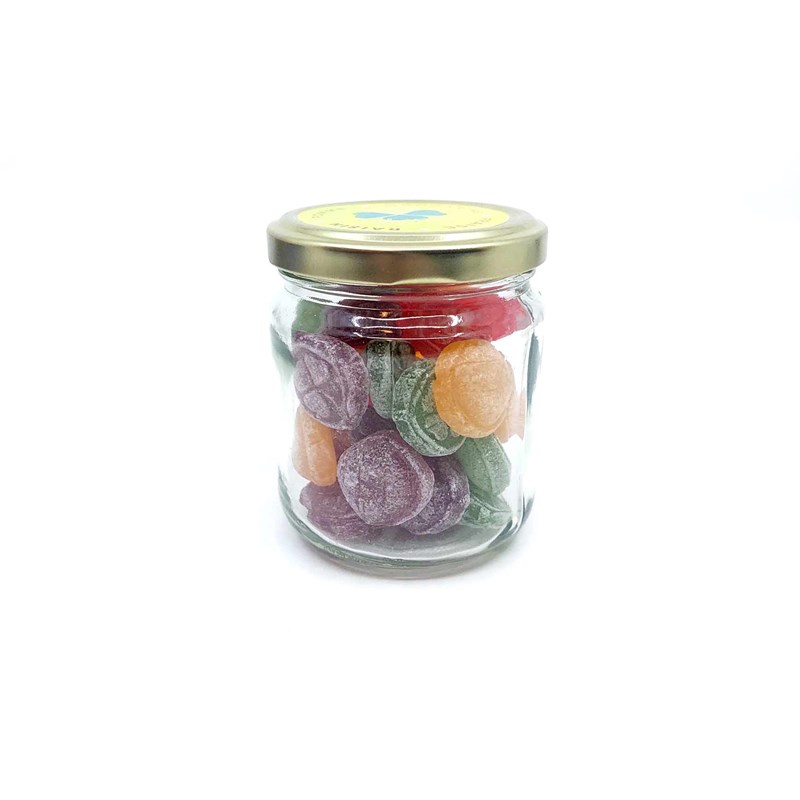 Bocal bonbon "MERCI pour cette année"  130gr
