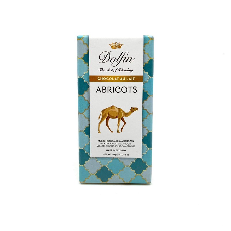 Chocolat lait abricots 30gr